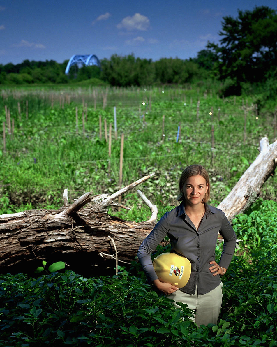 Business portrait in outdoor location 